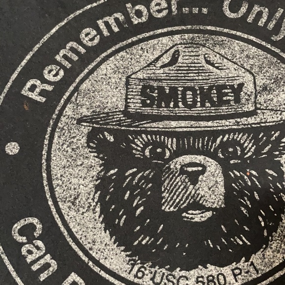 Official licensee smoky the bear small tee - Picture 3 of 10